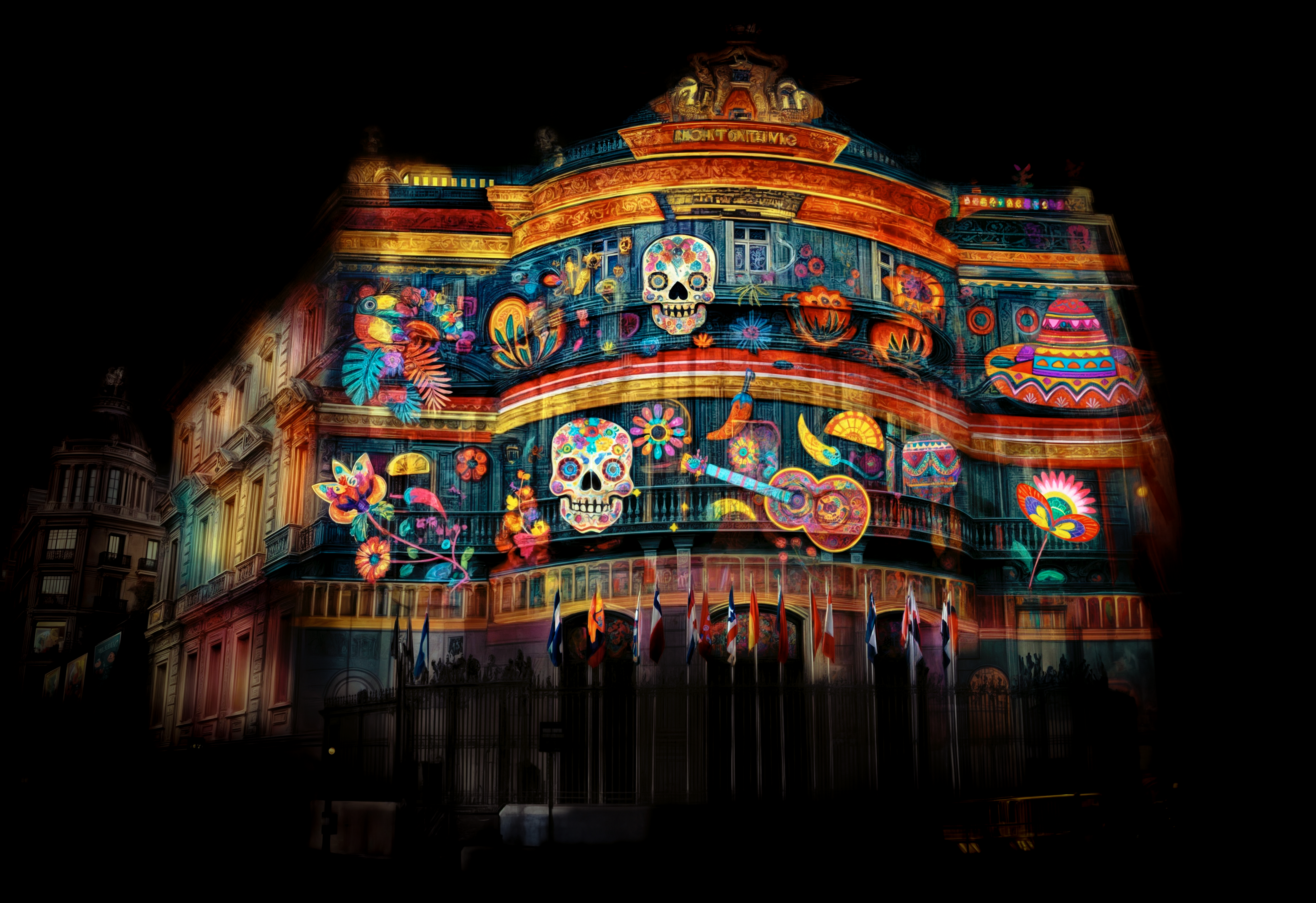 video mapping casa de américa