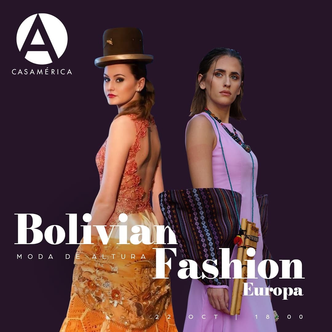 👗 Desfile 𝐁𝐨𝐥𝐢𝐯𝐢𝐚𝐧 𝐅𝐚𝐬𝐡𝐢𝐨𝐧 𝐄𝐮𝐫𝐨𝐩𝐚 – 𝐌𝐨𝐝𝐚 𝐝𝐞 𝐀𝐥𝐭𝐮𝐫𝐚.

La moda boliviana nos invita a descubrir una fusión única entre tradición y modernidad. En este desfile, la alta costura y los tejidos autóctonos se encuentran para expresar la riqueza cultural de Bolivia, destacando colores vibrantes y detalles artesanales que reflejan sus raíces. 

Diseñadores como @aviles_sonia, @aurora_chalo, @_kulpina, Felipe Zambrano, Vanessa Pereira y @franz_auza presentarán sus creaciones, en las que la exclusividad y la elegancia se entrelazan con un mensaje cultural profundo y auténtico.

👥 Bienvenida con León de la Torre y Nardi Suxo. 🤝 Con @embajadabolesp.

📅 Martes 22 de octubre.
⌚️ 18:00.
📍 Salón Embajadores | acceso por Plaza de Cibeles, sn.
🎫 Entrada libre. Aforo limitado.
🔗 Más información en nuestra web, enlace en la biografía.