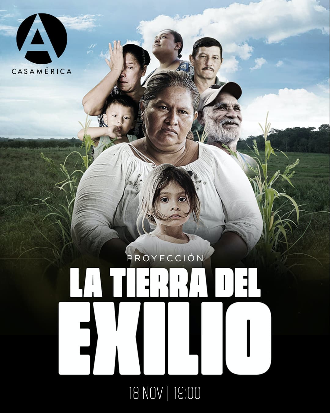 🎬 ‘La tierra del exilio’.
Un cortometraje que aborda el desplazamiento forzado de comunidades indígenas y campesinas nicaragüenses, en el marco del ciclo ‘Los Martes del Documental’.
Un espacio de diálogo sobre memoria, desarraigo y resistencia cultural.

👥 Coloqui con José Denis Cruz y Tamara Dávila. Modera: Edwin Cáceres.
🤝 Con Asociación Centroamericana por la Democracia y el Desarrollo (ACDD) y @divergentes_ca.

📅 Martes 18 de noviembre.
⌚ 19:00.
📍 Sala Iberia.
🎟️ Entrada libre hasta completar aforo.

🔗 Más información en nuestra web, enlace en la biografía.

#CineDocumental #Centroamérica #Exilio #DerechosHumanos #LaTierraDelExilio #MartesDelDocumental #CasaDeAmérica
