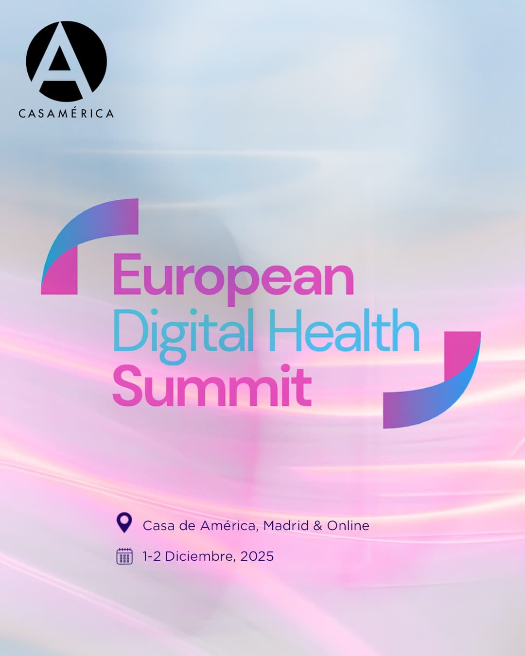 🩺 🇪🇺 𝐄𝐮𝐫𝐨𝐩𝐞𝐚𝐧 𝐃𝐢𝐠𝐢𝐭𝐚𝐥 𝐇𝐞𝐚𝐥𝐭𝐡 𝐒𝐮𝐦𝐦𝐢𝐭

Un encuentro que busca abordar retos sanitarios y promover la colaboración en salud digital entre los estados miembros de la UE, países asociados y, por primera vez, con América Latina, fomentando la colaboración para avanzar en los objetivos del programa EU4Health.

👥 Con Miguel Lopez Valverde, Marco Marsella, Esko Aho, Antoine Larpin, Ana Maria Carriazo, José Martinez-Usero y Daniel Burgos, entre otros.
🤝 Con @digitaleurope_org, @uniruniversidad y RSCN.

📅 Lunes 1 y martes 2 de diciembre.
📍 El lunes 1, el acceso será por C/ Marqués del Duero, 2.
📍 El martes 2, el acceso será por Plaza de Cibeles, sn.
⌚ De 9:00 a 21:00.
🎟️ Entrada con inscripción.

🔗 Más información en nuestra web, enlace en la biografía.