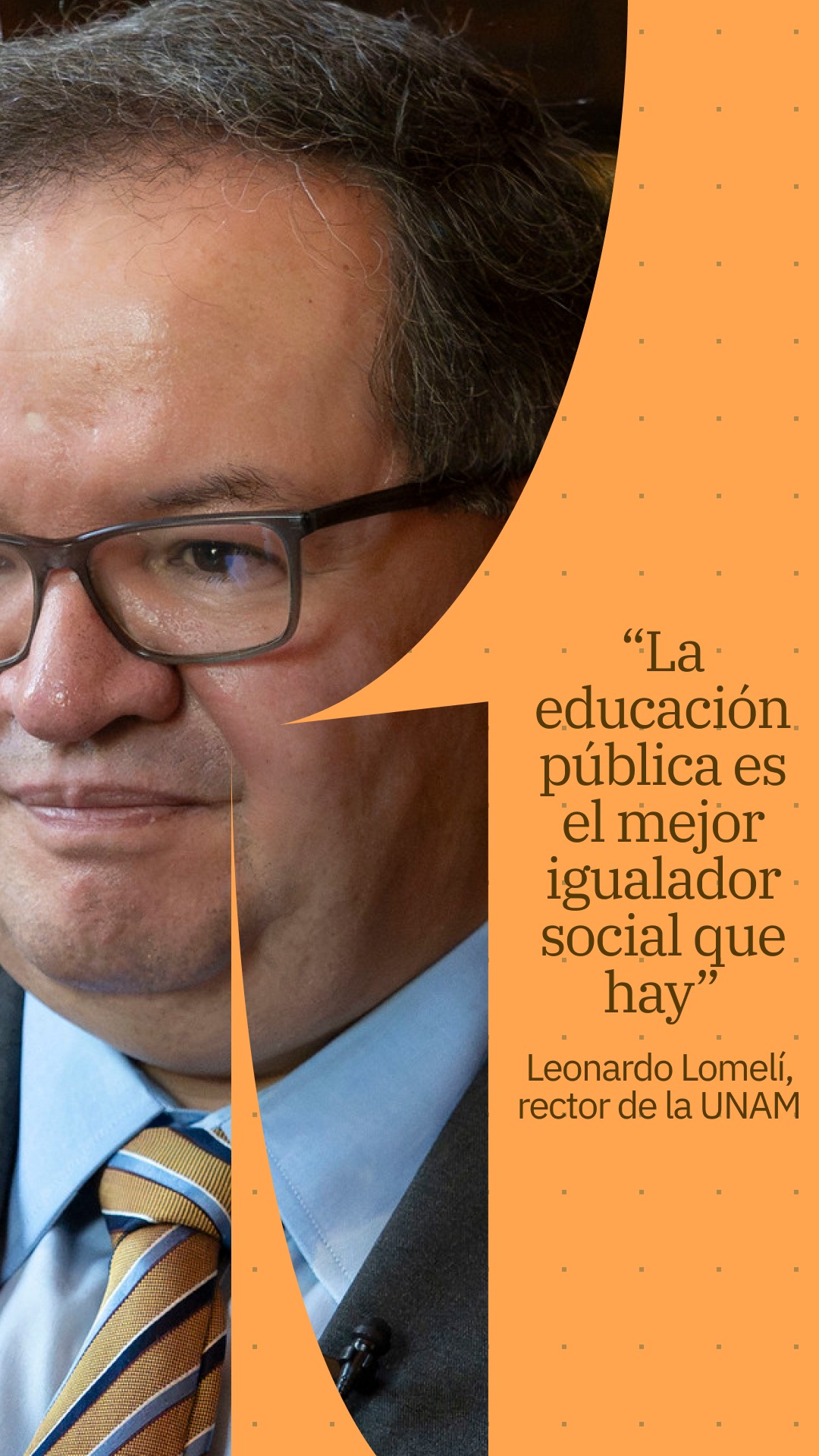 🎥 Puedes ver la entrevista con Leonardo Lomelí Vanegas, rector de la Universidad Nacional Autónoma de México, quien reflexiona sobre los desafíos de la educación pública en un contexto de transformación marcado por la inteligencia artificial.

🗣️ La financiación, la autonomía universitaria y el papel de la universidad en el desarrollo científico y social forman parte de esta entrevista.

📺 Disponible en nuestro canal de YouTube, enlace en la biografía.