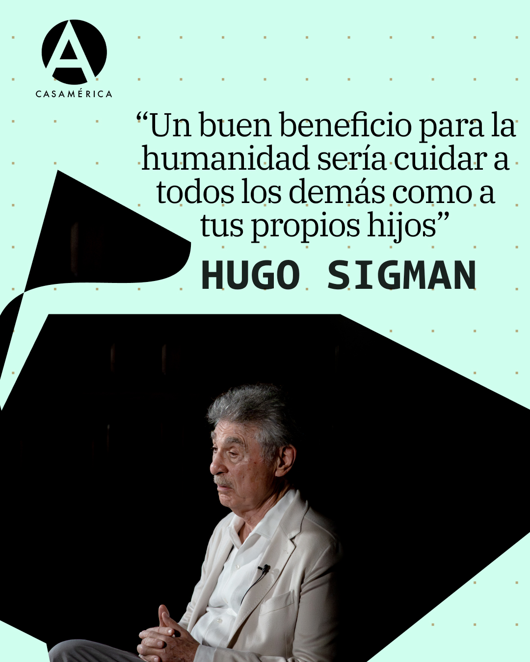 🏆🌎 Con motivo del Premio Internacional Ernesto Cardenal de la Concordia y los Derechos Humanos, conversamos con Hugo Sigman sobre ciencia, salud, innovación y los desafíos de nuestro tiempo.

Durante la entrevista reflexiona sobre el papel de la biotecnología, las lecciones de la pandemia, el acceso a los tratamientos y su preocupación por la pérdida de concordia y el deterioro de los derechos humanos en el mundo actual.

👥 Con Hugo Sigman.

📺 Video completo en nuestro canal de YouTube.
🔗 Enlace en la biografía.
