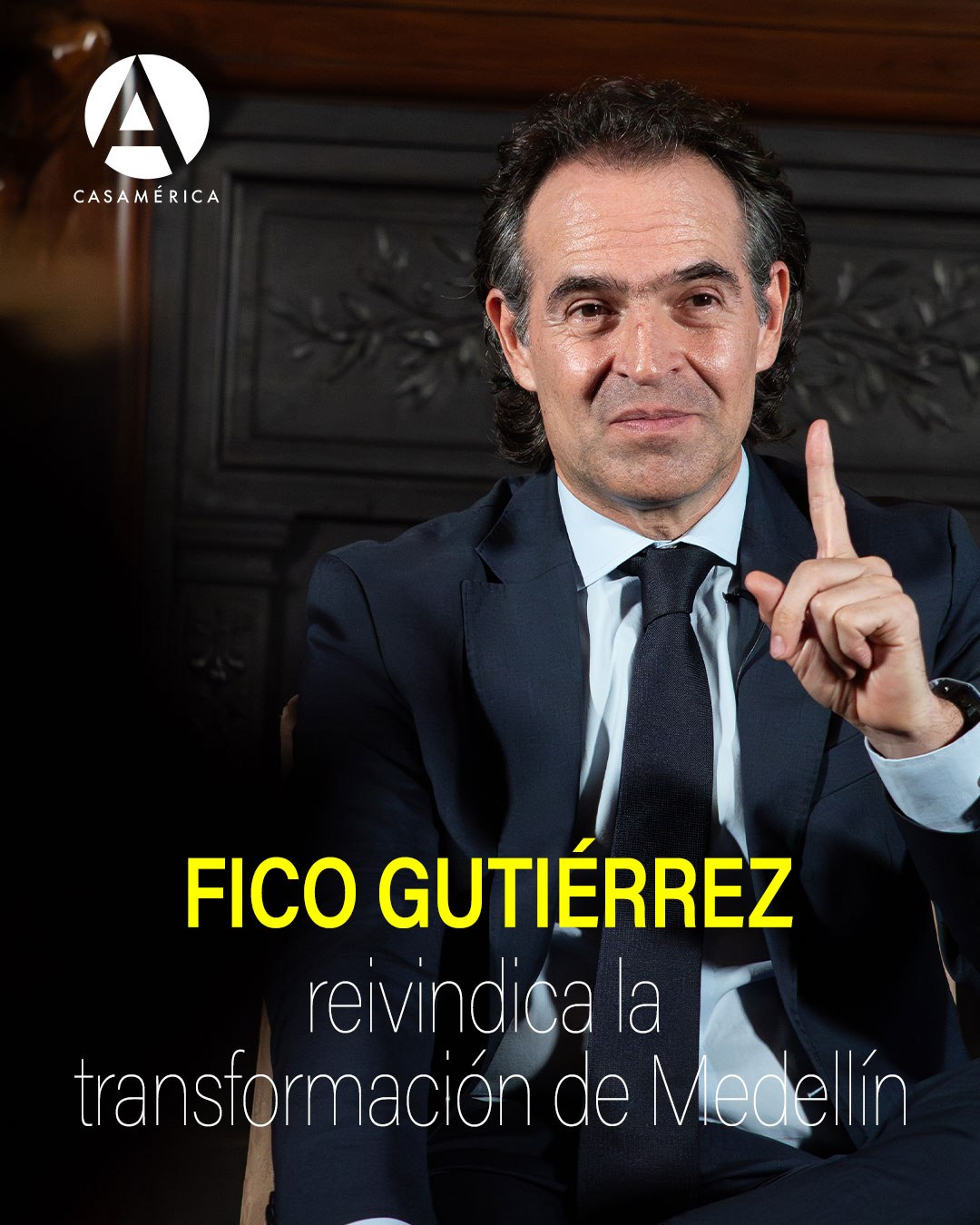 🇨🇴 🗳️ Entrevistamos a @ficogutierrez, alcalde de Medellín, en un momento clave para Colombia, a pocos días de la segunda vuelta de las elecciones presidenciales.

Conversamos sobre la transformación de Medellín en materia de seguridad, el papel de la innovación, la inteligencia artificial y las industrias creativas, así como sobre los retos políticos y sociales que afronta el país. Para Gutiérrez, Colombia vive una coyuntura decisiva en la que están en juego la democracia, la confianza ciudadana y el futuro de las libertades.

👥 Con Federico “Fico” Gutiérrez.

📺 Ver en nuestro YouTube, enlace en la bio.