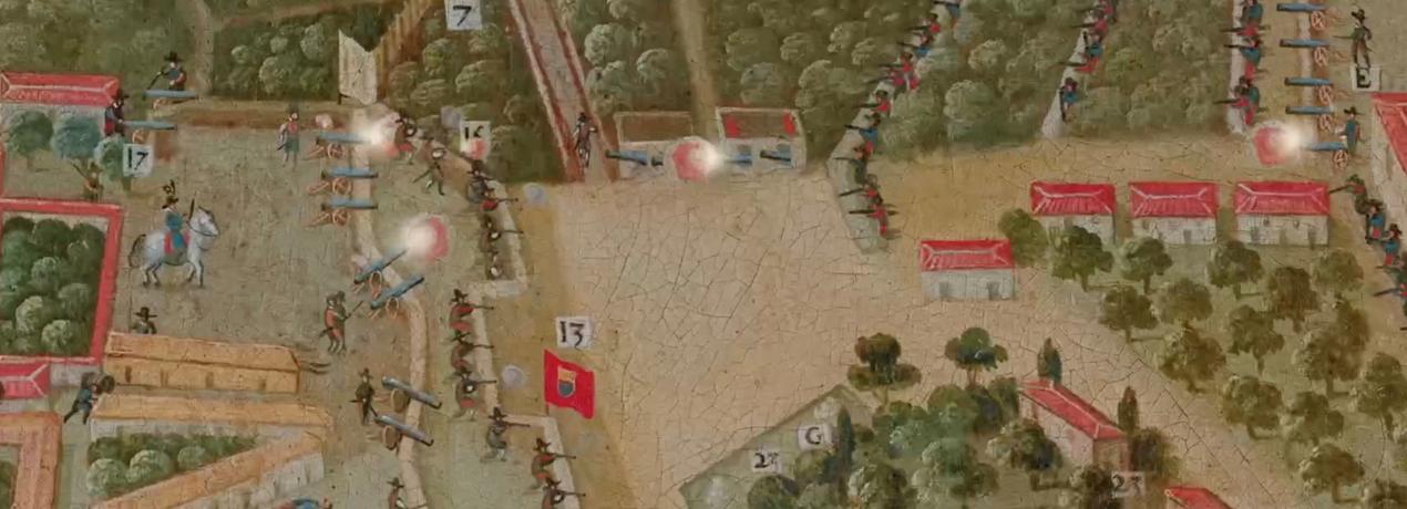 Bahía 1625. Historia sobre lienzo